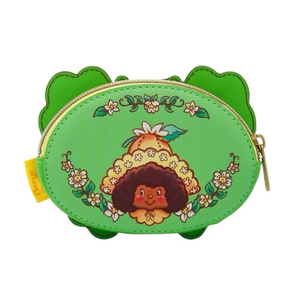NEW Loungefly Strawberry Shortcake Orange Blossom Butterfly Coin Wallet Purse - Picture 3 of 4